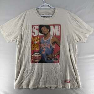 0943 XL Mitchell & Ness x SLAM Allen Iverson Philadelphia 76ers Hardwood Classic